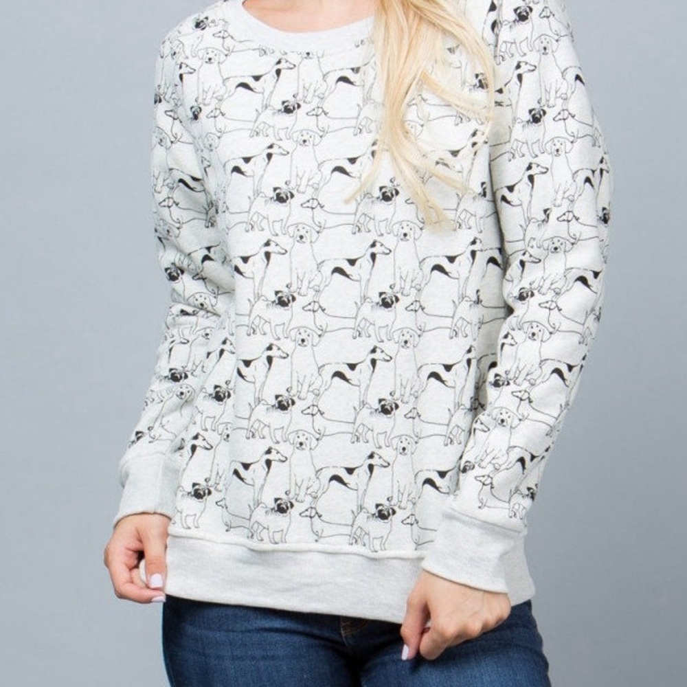 Dogs AOP sweatshirt